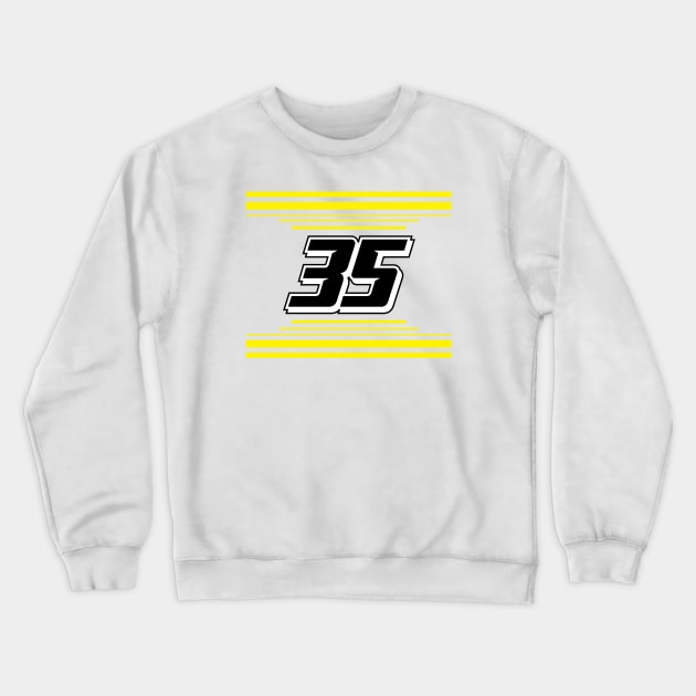 Akinori Ogata #35 2024 NASCAR Design Crewneck Sweatshirt by AR Designs 